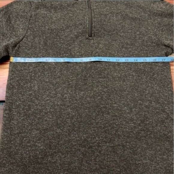 Old Navy Fleece‎ Sweater 1/4 Zip Mock Neck Sweatshirt Charcoal Grey Small - Picture 8 of 10